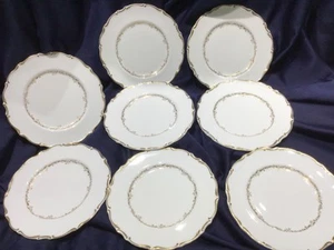 8 ROYAL DOULTON RICHELIEU SALAD PLATES NEVER USED! NEW! EXCELLENT! - Picture 1 of 12
