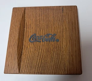 Coca-Cola ZAHLTELLER  gebraucht aus Holz für Theke /  MÜNZTELLER KASSE - Bild 1 von 2