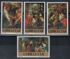 GIBILTERRA 1977 Natale 4v MNH** - Picture 1 of 1