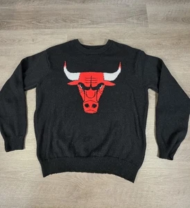 Suéter Chicago Bulls Hombre Grande Ultra Juego Rojo/Negro Logo NBA Pullover Elástico - Imagen 1 de 7