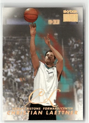 1998-99 SKYBOX PREMIUM #174 CHRISTIAN LAETTNER DETROIT PISTONS - Image 1 of 2