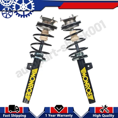 Juego de 2 muelles helicoidales completos delanteros Monroe para 07-13 BMW 328i 335i 128i_SH Foto 1 de 4