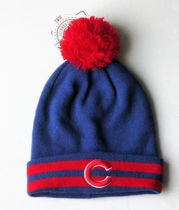 NEU Chicago Cubs Beanie Wintermütze mit Bommel - Original MLB - Bild 1 von 3