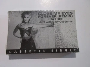 Lita Ford Duet With Ozzy Osbourne Close My Eyes Forever Cassette Single SEALED - Picture 1 of 3