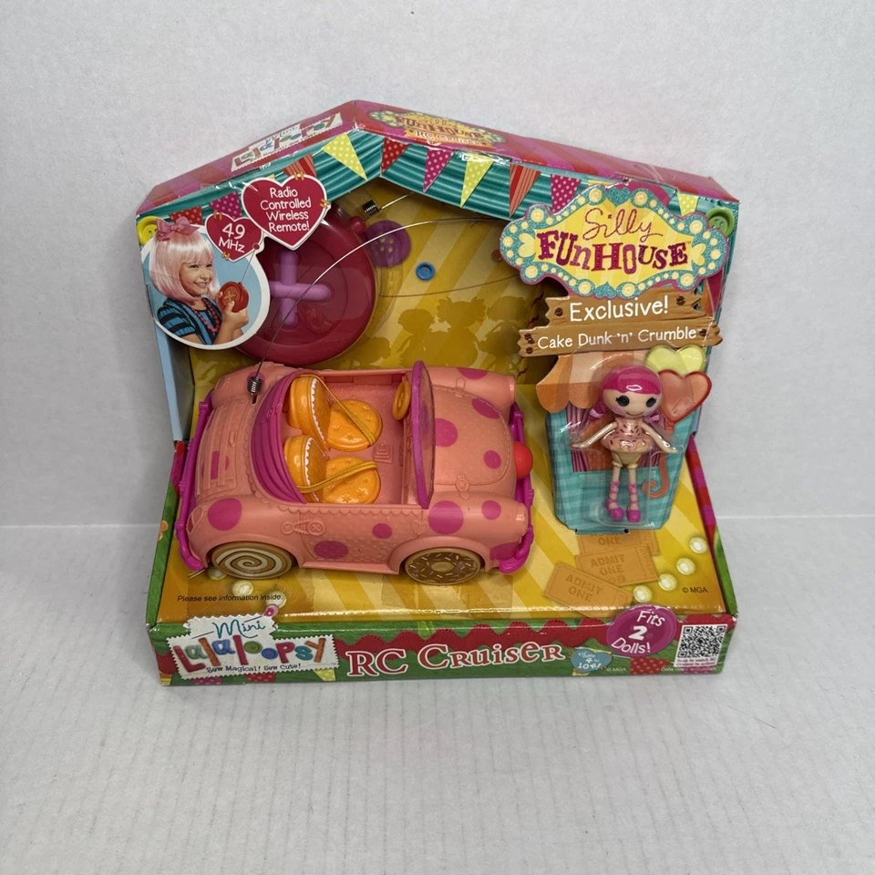 Lalaloopsy Mini RC Cruiser Car Exclusive Doll Cake Dunk n Crumble NEW SEALED - Image 1 of 4