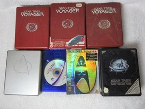 Star Trek Assorted DVD Sets: TNG, Enterprise, Voyager, DS9. Not Complete - Foto 1 di 19