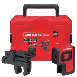Kit de nivel láser generador de línea autonivelante de 3 puntos rojo CRAFTSMAN 100,0 pies - Imagen 1 de 11