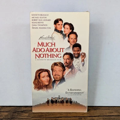 VHS Tape - 1993 Much Ado About Nothing, Kenneth Branagh Emma Thompson Foto 1 de 4