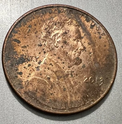 2013 Lincoln Shield Penny Die Struck ERRORS On Obverse & Reverse (#12) - Image 1 of 4