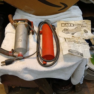 DE COLECCIÓN JOHN DEERE, KATZ, CALENTADORES DE BLOQUE DE MOTOR DE TRACTOR, 2 PIEZAS  Foto 1 de 4