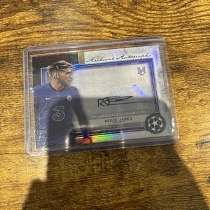 2020-21 Topps Museum Collection UCL - Archival Autographs Reece James /99 - Picture 1 of 2