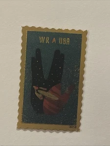 U.S. 2016 Gold Plated Star Trek Stamp - Picture 1 of 2