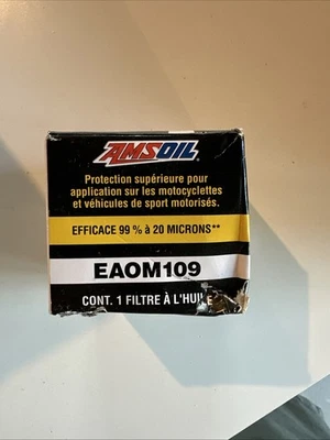 Amsoil EAOM109 se adapta a filtro de aceite Kawi VN800 (negro) Foto 1 de 2