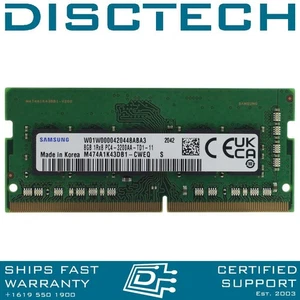 Samsung M474A1K43DB1-CWE 8GB DDR4 3200MHz Laptop SODIMM PC4-25600 260-Pin ECC - Picture 1 of 2