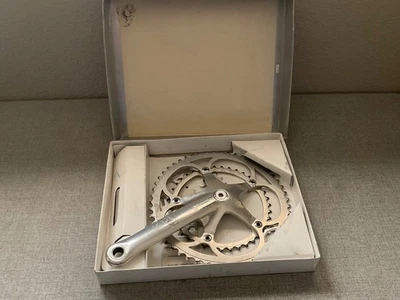 JUEGO DE BIELAS TRIPLES CAMPAGNOLO VINTAGE CON CAJA Foto 1 de 4