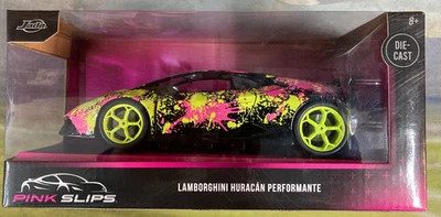 Lamborghini Huracan Performante 2025 Jada Pink Slips Splatter escala 1/24 Foto 1 de 4