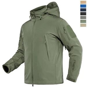 Mens Atheletic Jacket Waterproof Softshell Outdoor Hiking Windbreaker Work Coats - Picture 1 of 48