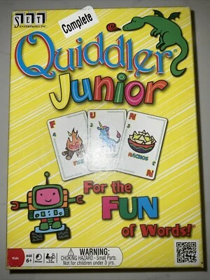Quiddler Junior For The FUN Of Words Hard To Find Board Card Game For Kids - Image 1 of 3
