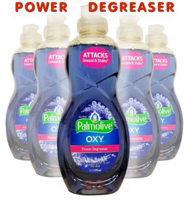 Palmolive OXY Dish Washing Detergent Liquid Power Degreaser Kitchen Dishes 9.7oz - Image 1 of 2