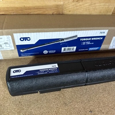 OTC 7375 Torque Wrench 3/8” Inch Drive 100-1000 In-lb. - New - Image 1 of 4