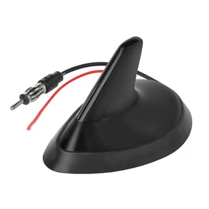 Roof Mount Active AM/FM Car Radio Aerial Shark Fin Antenna & Signal Amplifier - Picture 1 of 12