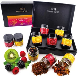 Geschenkset 5 Stk Tee Hallingers im Glas - Premium Auswahl Geschenkidee - Bild 1 von 10