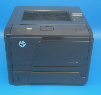 Hp Laserjet Pro 400 M401DNE Printer CF399A Duplex, Networkable w/100% Toner 47k - Image 1 of 4