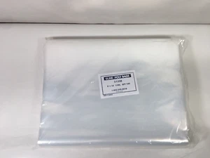 100 durchsichtige 9x14 Plastik Polybeutel oben offen flach Verpackung Uline 2 MIL dick - Bild 1 von 1