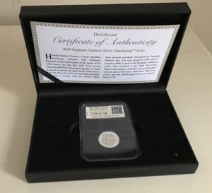 Simply Coins~ 2002 DATESTAMP SILVER PROOF ONE 1 POUND COIN - Picture 1 of 5