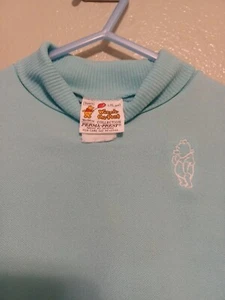 Vintage boys Sears PERMA PREST Winnie The Pooh Shirt Sz L(6-6X) Light Blue As-Is - Picture 1 of 9