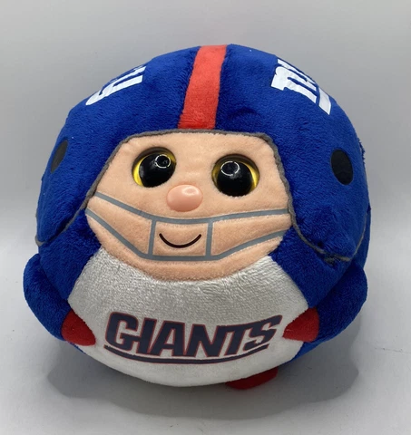New York Giants NFL Plush TY Beanie Baby Balls 8” Cover