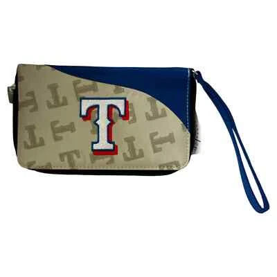 MLB Texas Rangers Curve Wallet Organizer Wristlet - Image 1 of 2