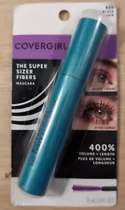 COVERGIRL The SUPER SIZER FIBERS Mascara  VERY BLACK #800  - Picture 1 of 2