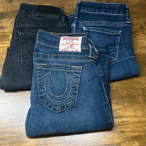 True Religion American Eagle Armani Exchange Reseller Lot Jeans set of 3 - Picture 1 of 9