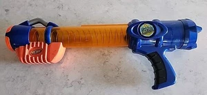 Nerf Reactor Atom Blaster Ball Blaster Gun Blue Orange Hasbro 2003 Vintage - Picture 1 of 9