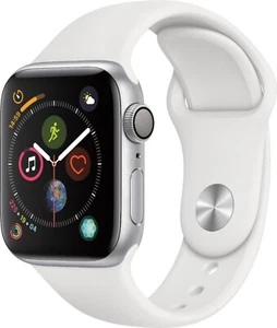 Apple Watch Series 4 40mm (GPS + Cellular) Aluminum Case - Silver - B-Stock - Zdjęcie 1 z 3