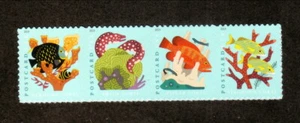 EE. UU.--#563-66 MNH--2019 arrecife de coral vida marina - Imagen 1 de 1