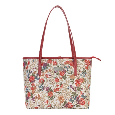 Signare Flower Meadow Shoulder Bag Travel or Work Tote Bags For Women - Image 1 of 4