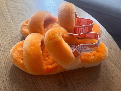 UGG Sandali Ciabatte Donna Oh Yeah Donna 10 Arancione *NUOVI*