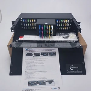 Cablcon T-Module CPRI Interface Test Panel TEST/IN/OUT 2RU F1906-CPRI-2FA3 - Picture 1 of 11
