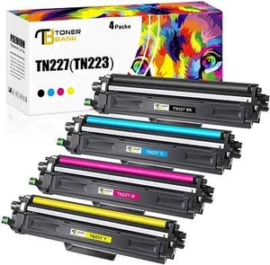 10 Brother empty Cartridges TN223/227 assort Black yellow blue magenta With Box - Picture 1 of 1