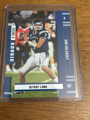 2005 Playoff Prestige #158 Dan Orlovsky Rookie Card  - Image 1 of 2