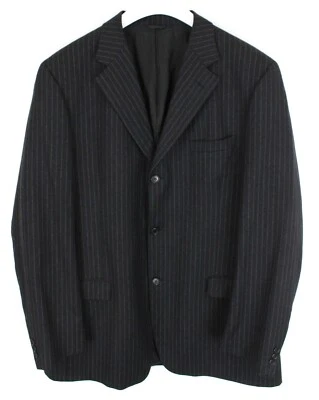 CERRUTI 1881 Blazer Men's XL Wool Cashmere Lined Single Breasted Notch Lapel - Image 1 of 4