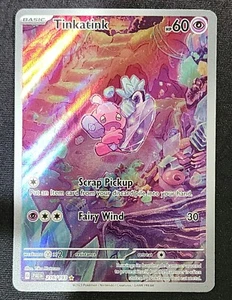 Tinkatink 216/193 Paldea Illustrazione Evoluta Rara Carta Pokemon Full Art Secret - Foto 1 di 6