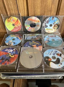Childrens DVDs 10 Kids Movie/Shows Fraggle Rock, Madagascar, Popeye, On Thin Ice - Picture 1 of 11