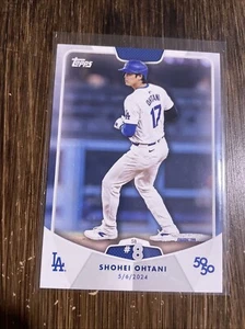 2024 Topps 50/50 Shohei Ohtani #19 Stolen Base SB #8 Los Angeles Dodgers Record - Picture 1 of 2
