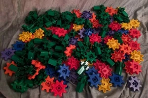 Learning Resources Gears! Stem Toys McDonald's Rare 135 Pieces Building Engineer - Picture 1 of 2