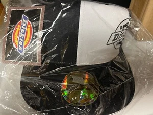 CAPPELLO BERRETTO DICKIES NERO BIANCO LOGO ADERENTE L 7 3/8-7 1/2 SEAL nuovo con etichette #24i - Foto 1 di 6