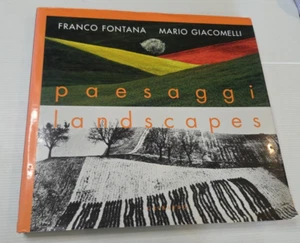 Paesaggi Landscapes Art Book Franco Fontana Mario Giacomelli English Italian HB - Picture 1 of 16