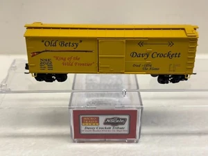 N Scale Micro Trains MTL Special Run 22-02 Davy Crockett NSE 2022 Box Car - Picture 1 of 4